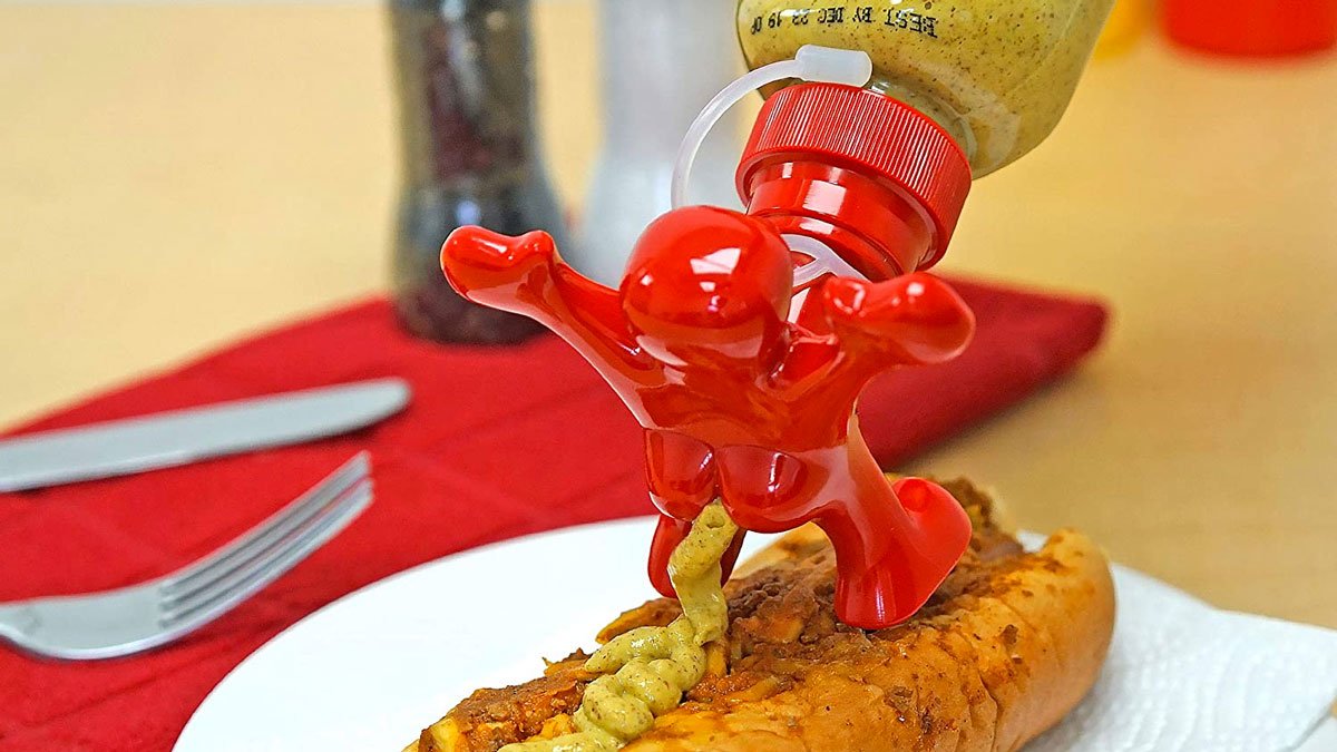 Running Behind Condiment Bottle Topper