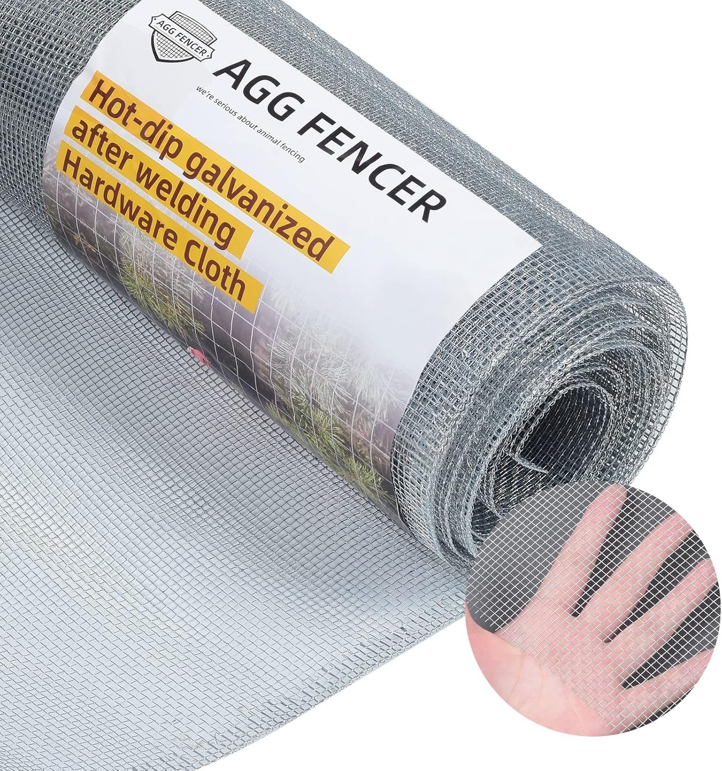 Rust-Proof 1/8in Hardware Cloth for Secure Coops & Gardens