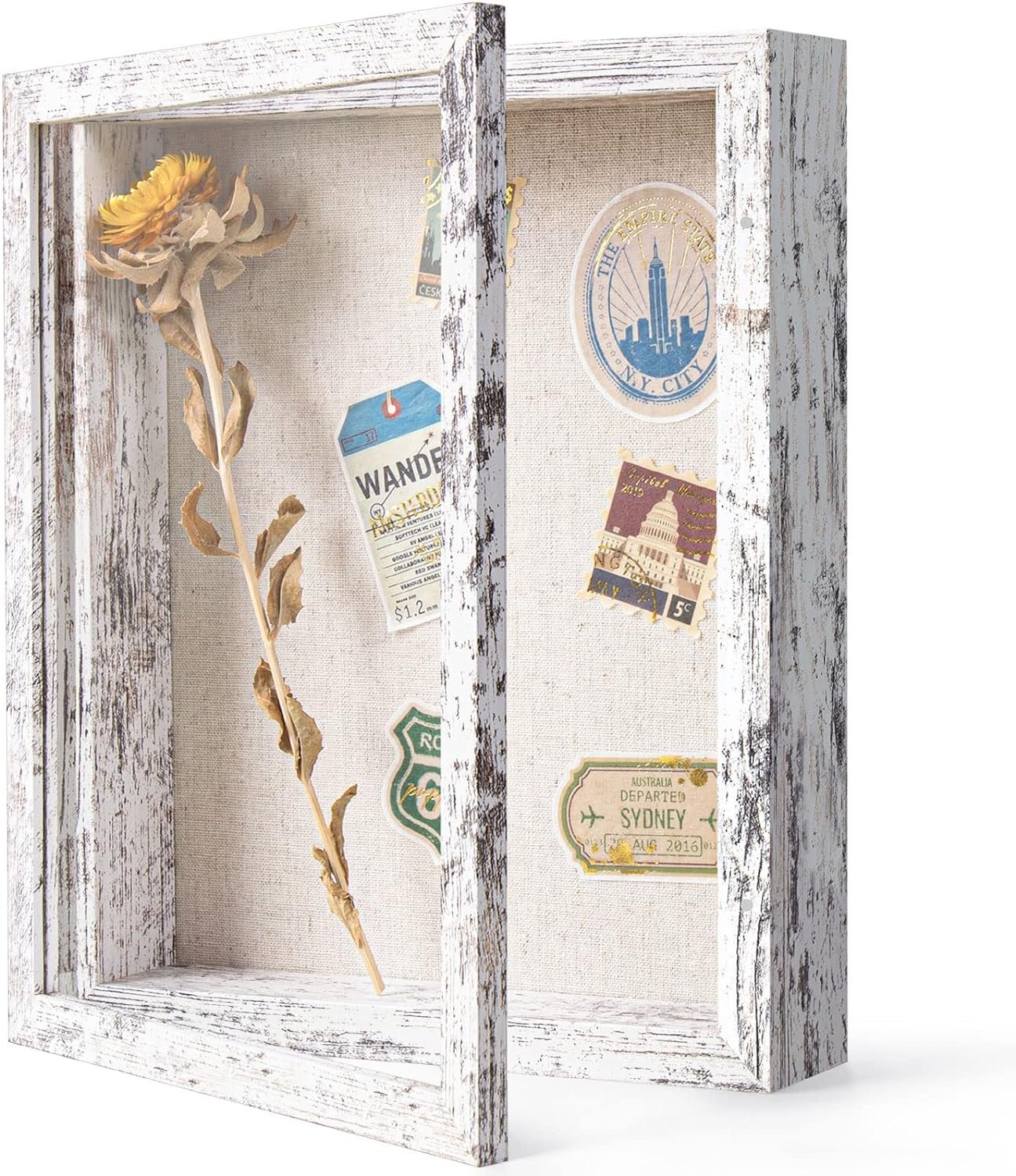 Charming Rustic Shadow Box Frame for Your Memories