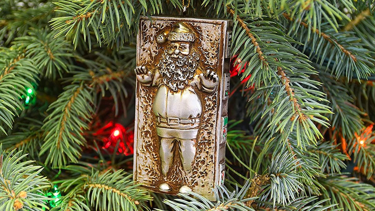 Santa Frozen in Carbonite Christmas Ornament