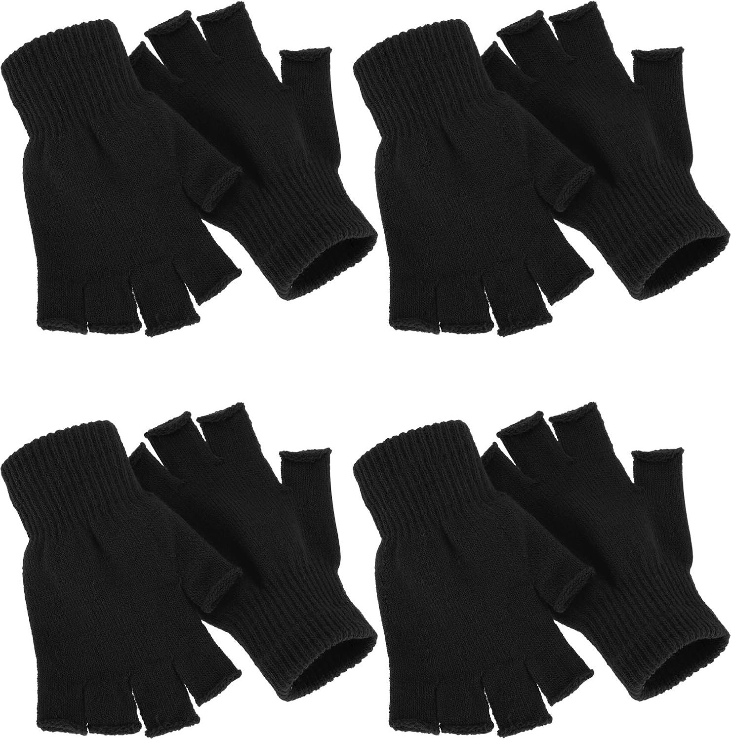 Stay Warm with Stylish Half Finger Gloves