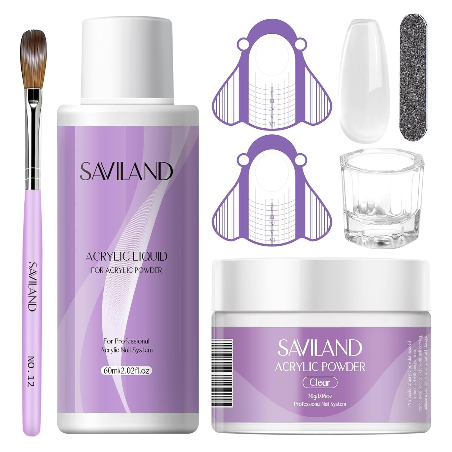 SAVILAND Acrylic Nail Kit: Perfect for Beginners
