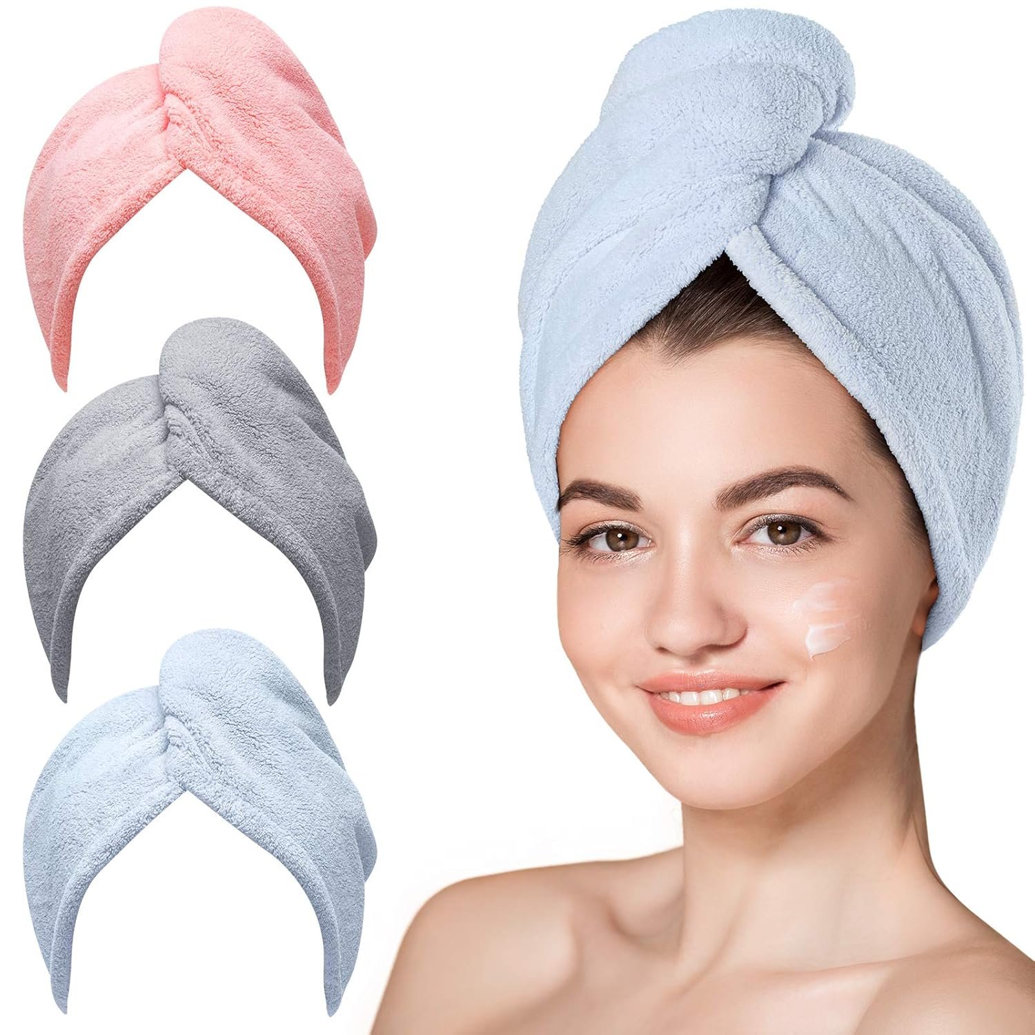 Say Goodbye to Wet Hair: Hicober Microfiber Hair Towels