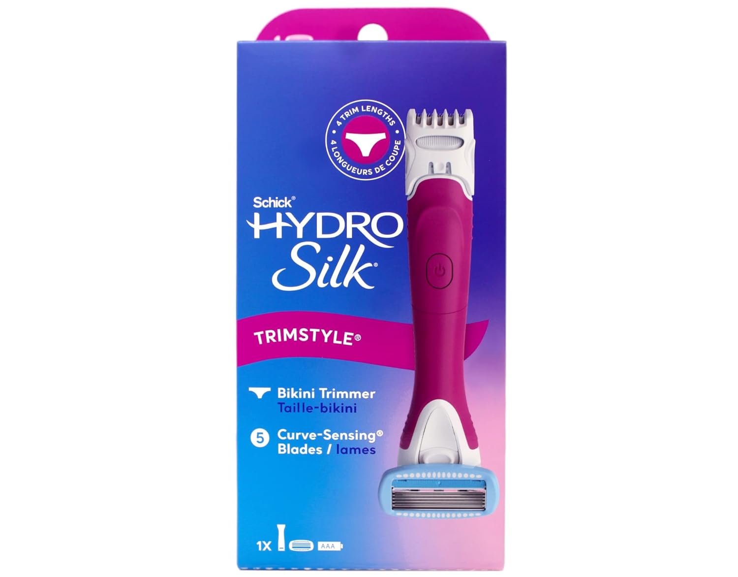 2-in-1 Bikini Trimmer & Razor for Silky Smooth Curves