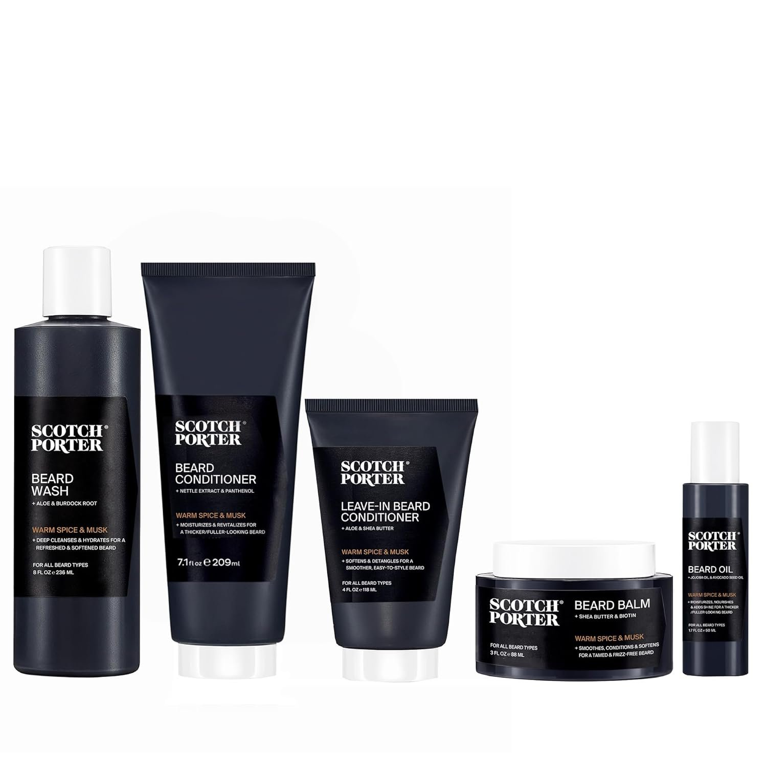 Beard Growth & Care Kit: Fuller, Healthier Facial Hair