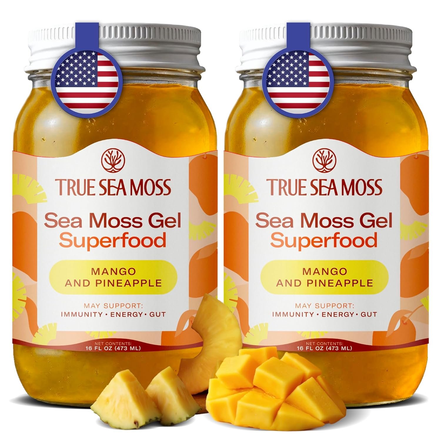 Sweet Sea Moss Gel - Tropical Mango Pineapple Superfood