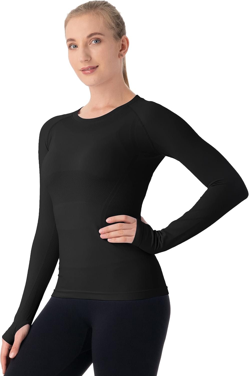 Seamless Workout Shirts for Women - Breathable Athletic Tops