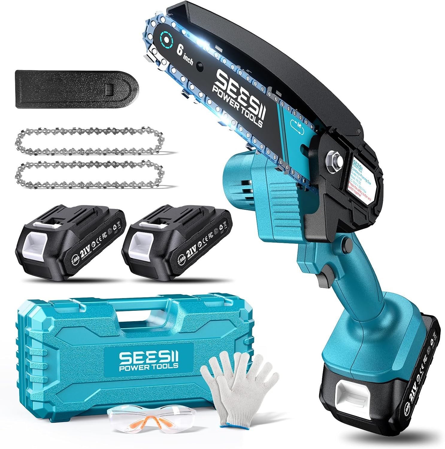 Seesii Mini Chainsaw - Perfect for Tree Trimming