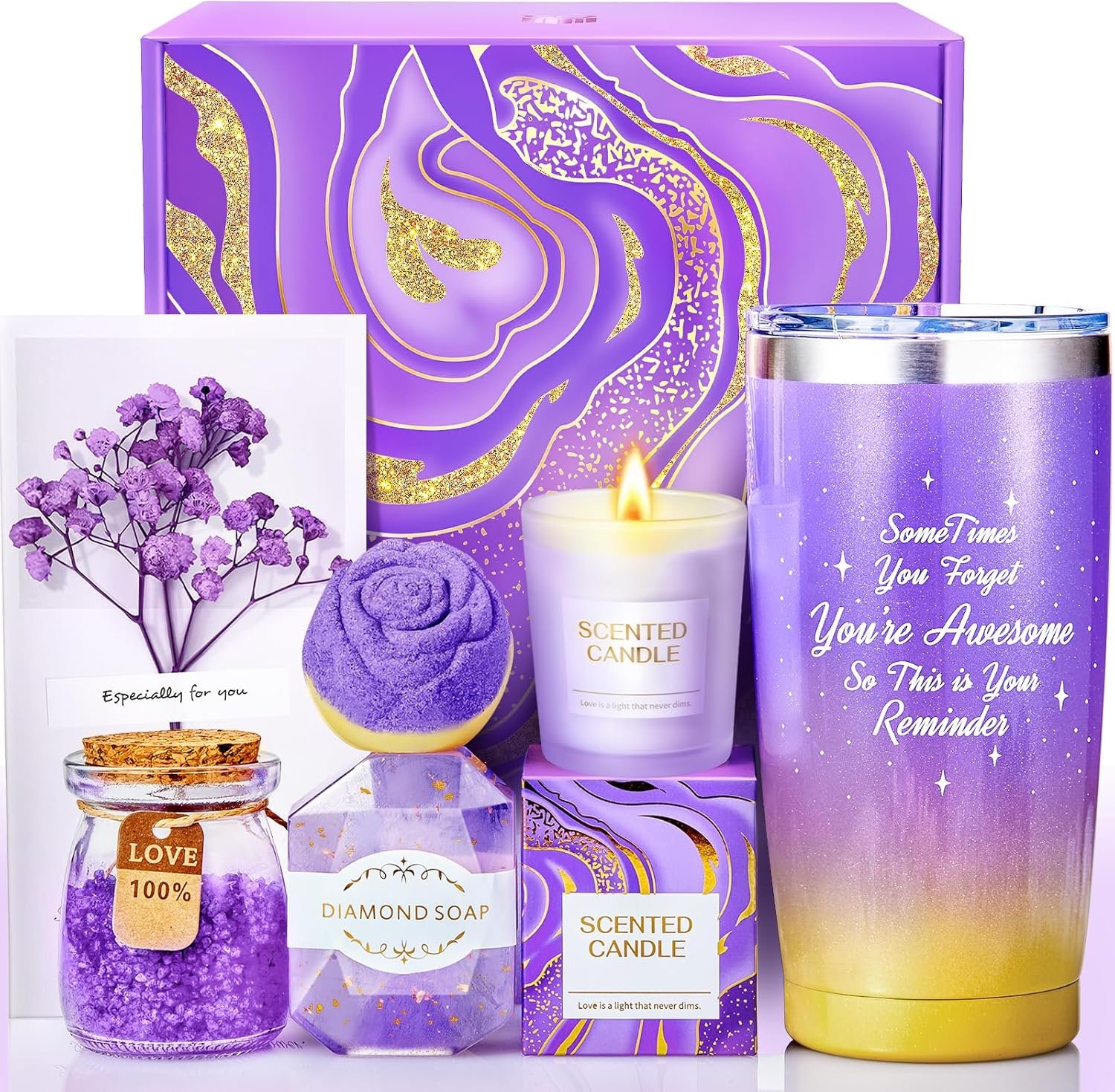 Charming Self-Care Spa Gift Basket for Her