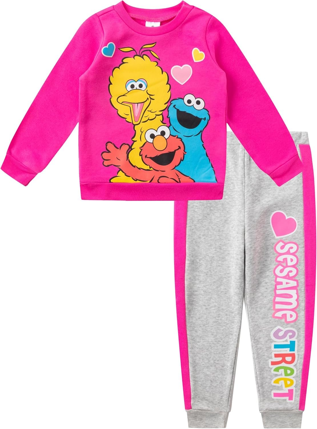 Cozy Sesame Street Outfit for Little Girls