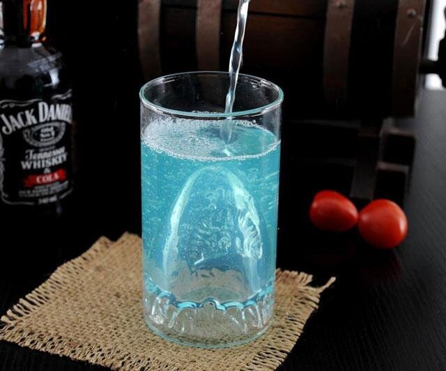 Shark Attack Glass