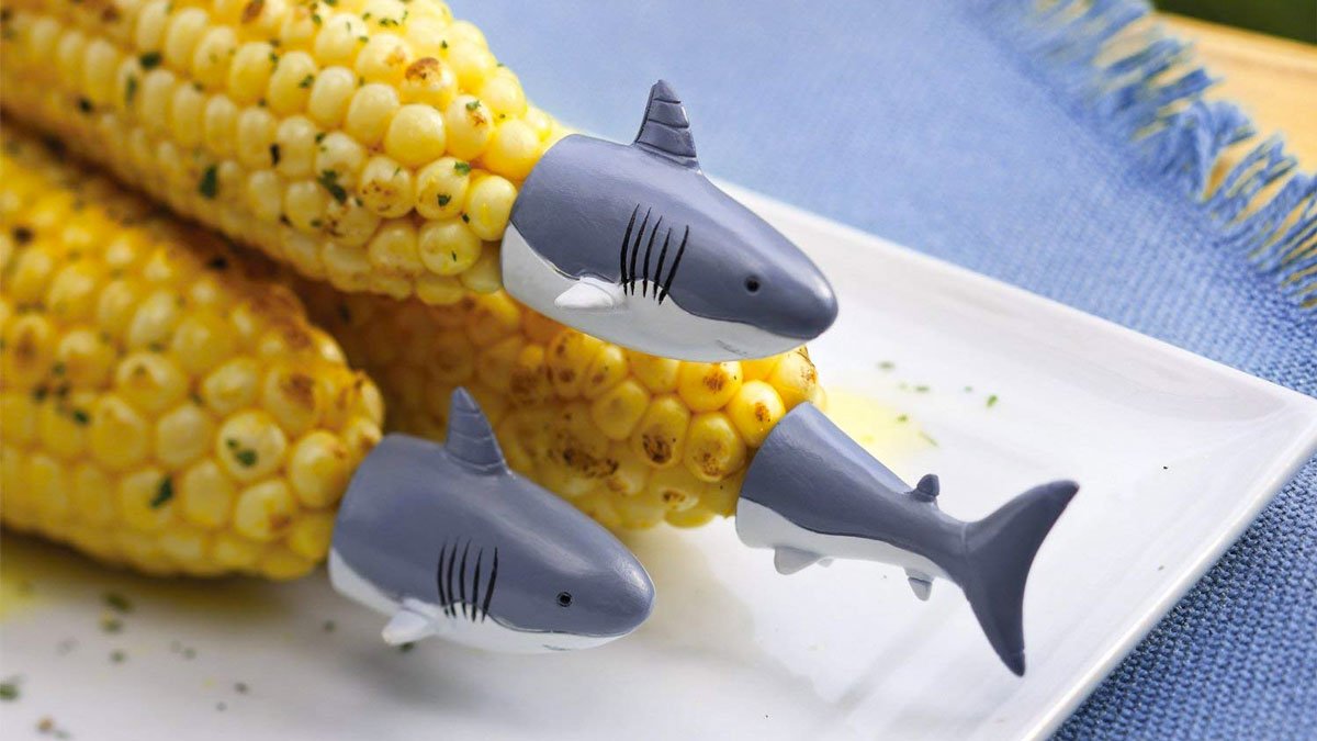 Shark Corn Holders
