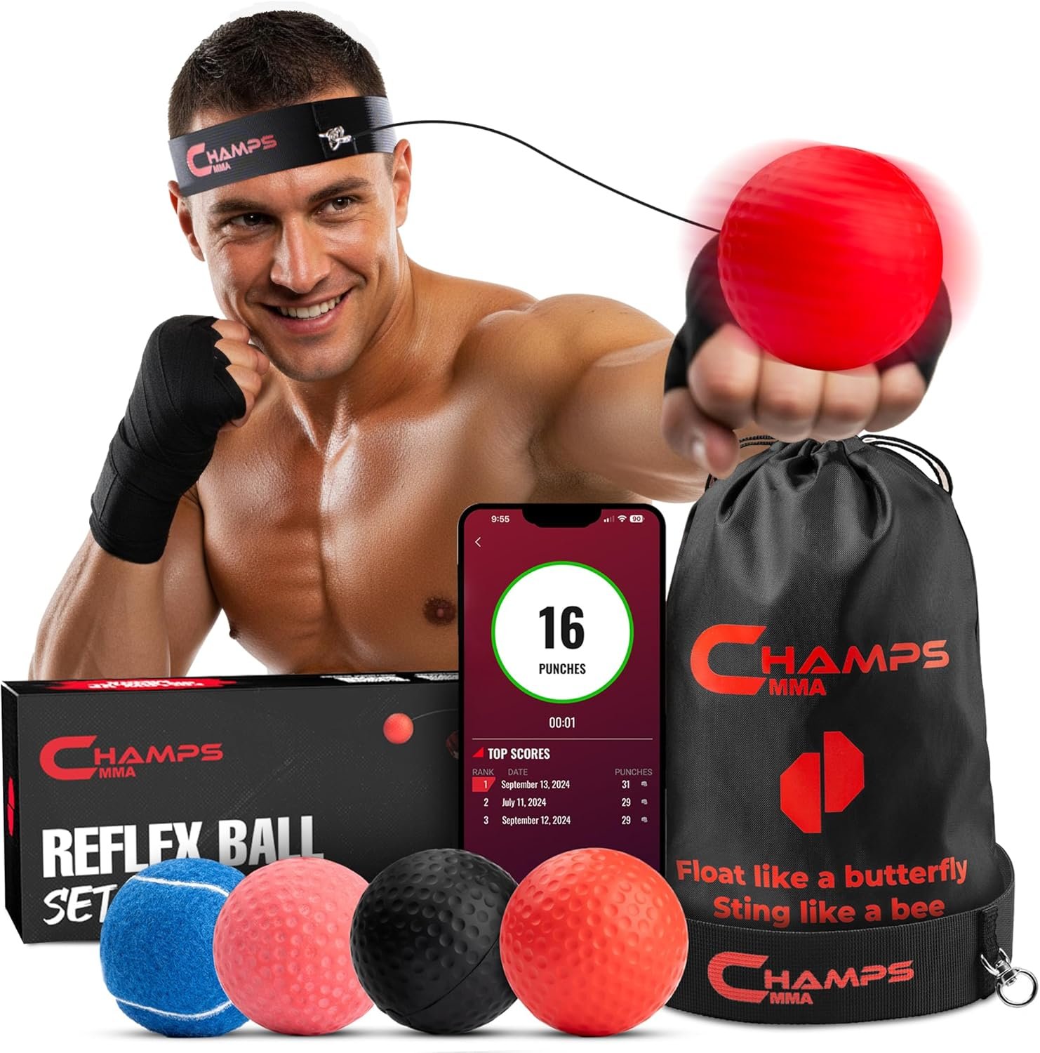 Sharpen Reflexes: Champs MMA Reflex Ball Set
