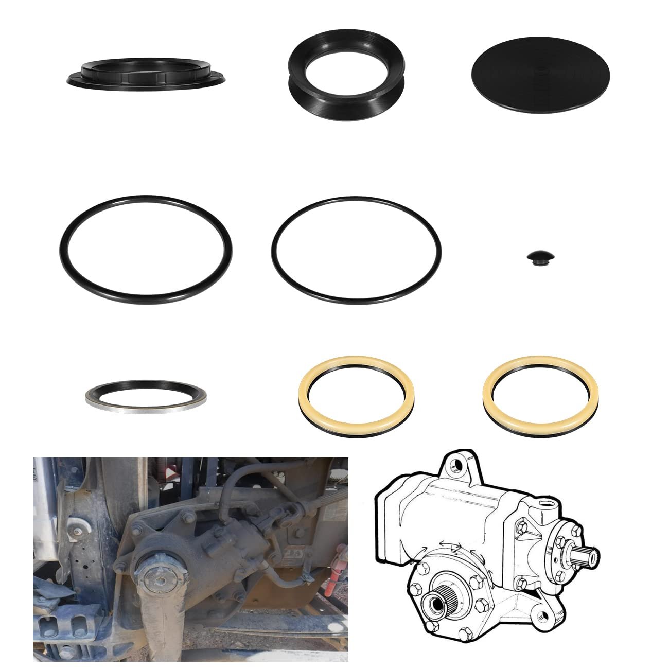 Stop Steering Leaks - Complete Seal Kit for Sheppard M90/M100