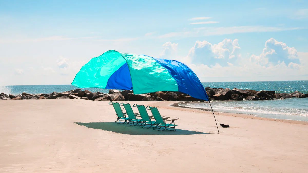 Shibumi Shade Wind Powered Beach Tent