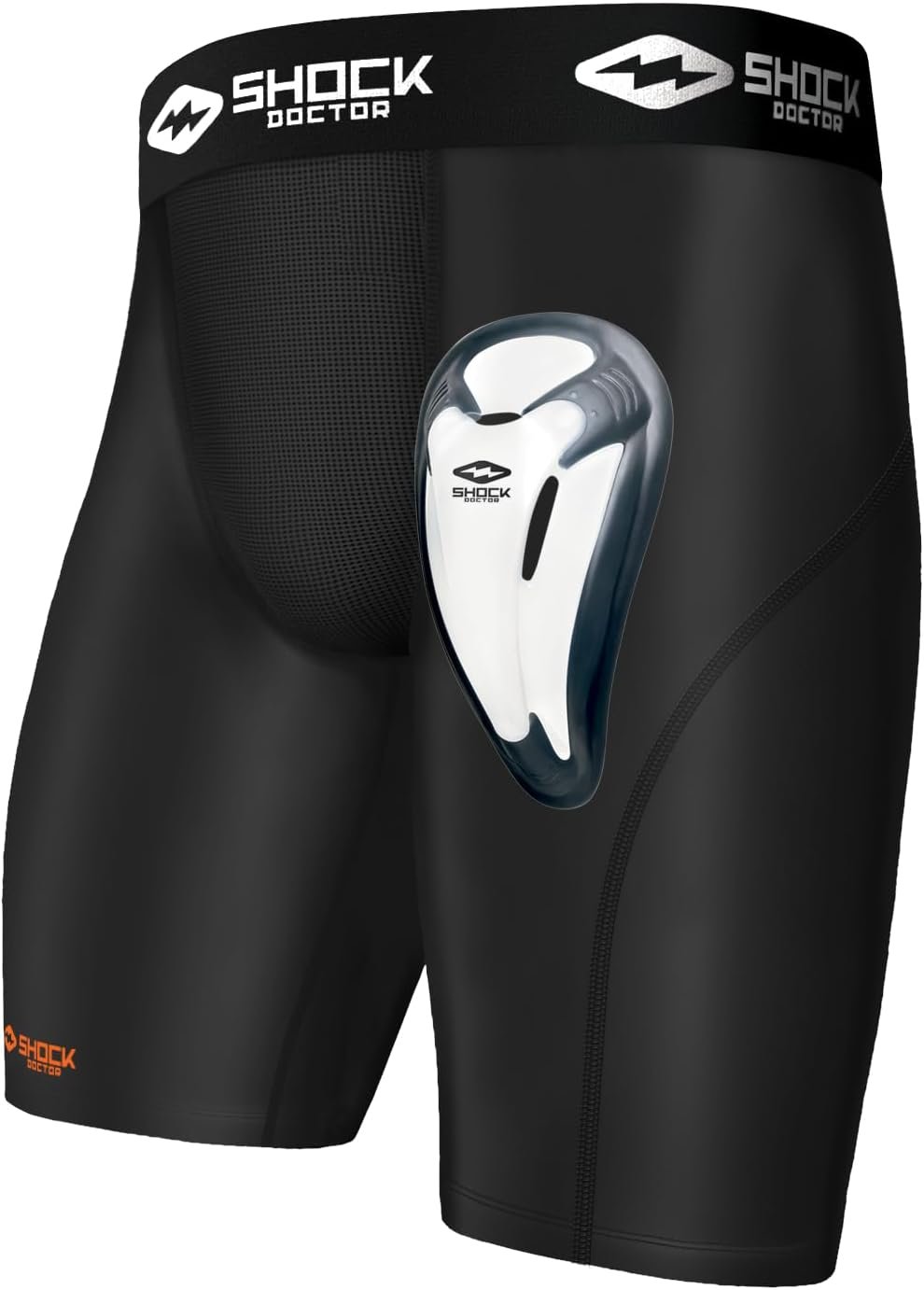 Performance Protection: Men's Compression Shorts with Bio-Flex Cup