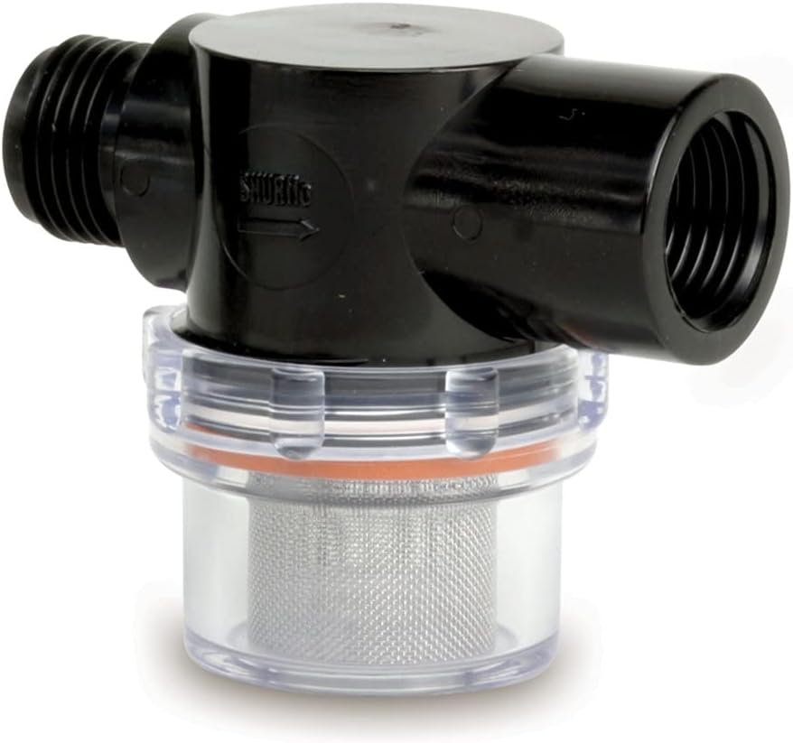 SHURFLO Twist-On Pipe Strainer - Essential for Easy Filtering