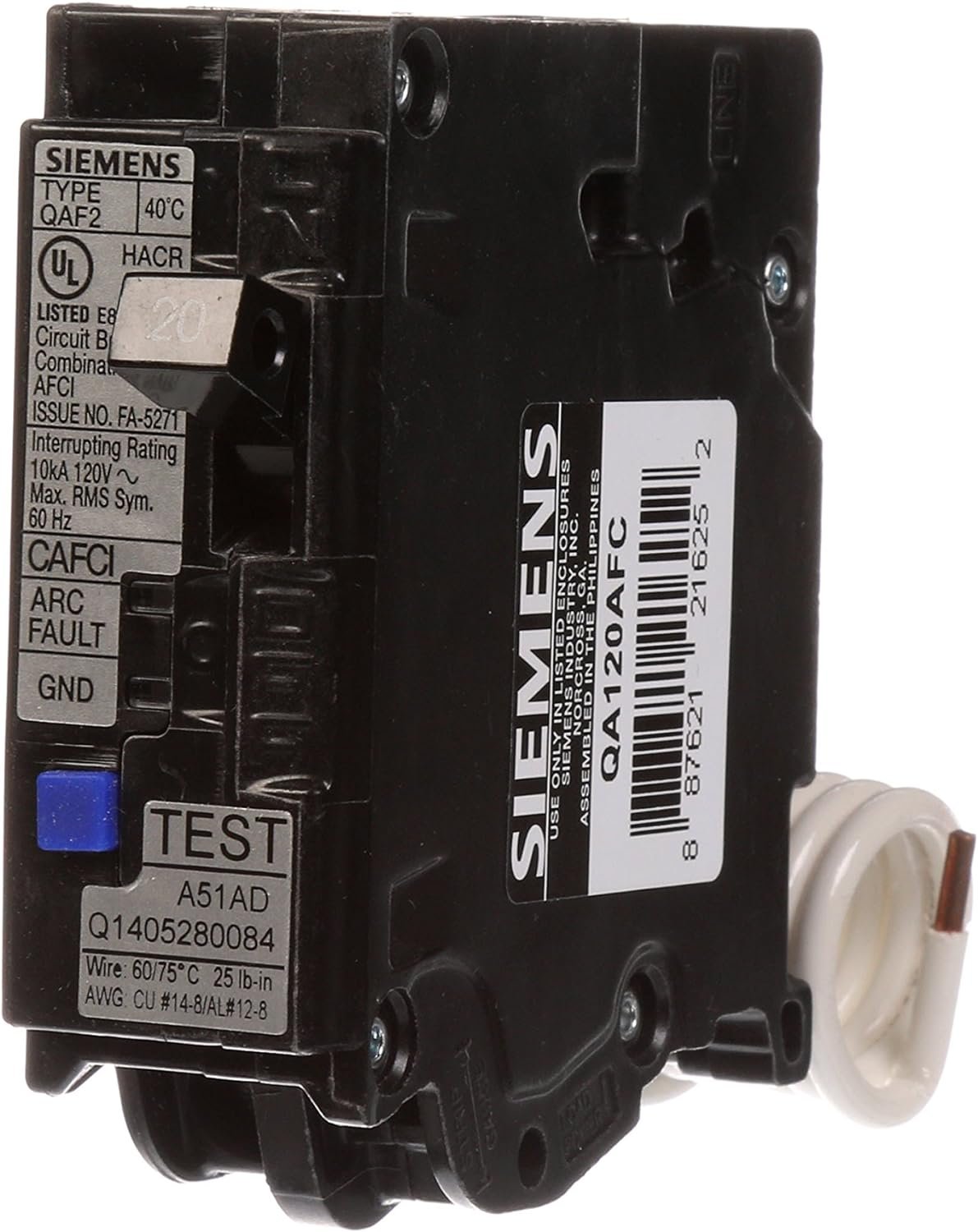 Siemens AFCI Breaker: 20-Amp Electrical Safety Solution