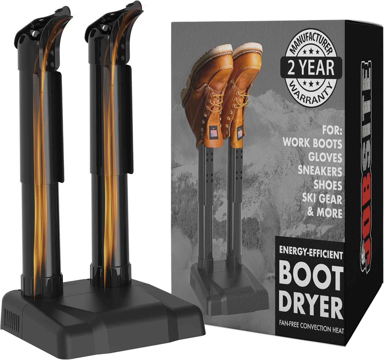 Silent Boot Dryer - Wake Up to Warm, Dry Footwear Every Morning