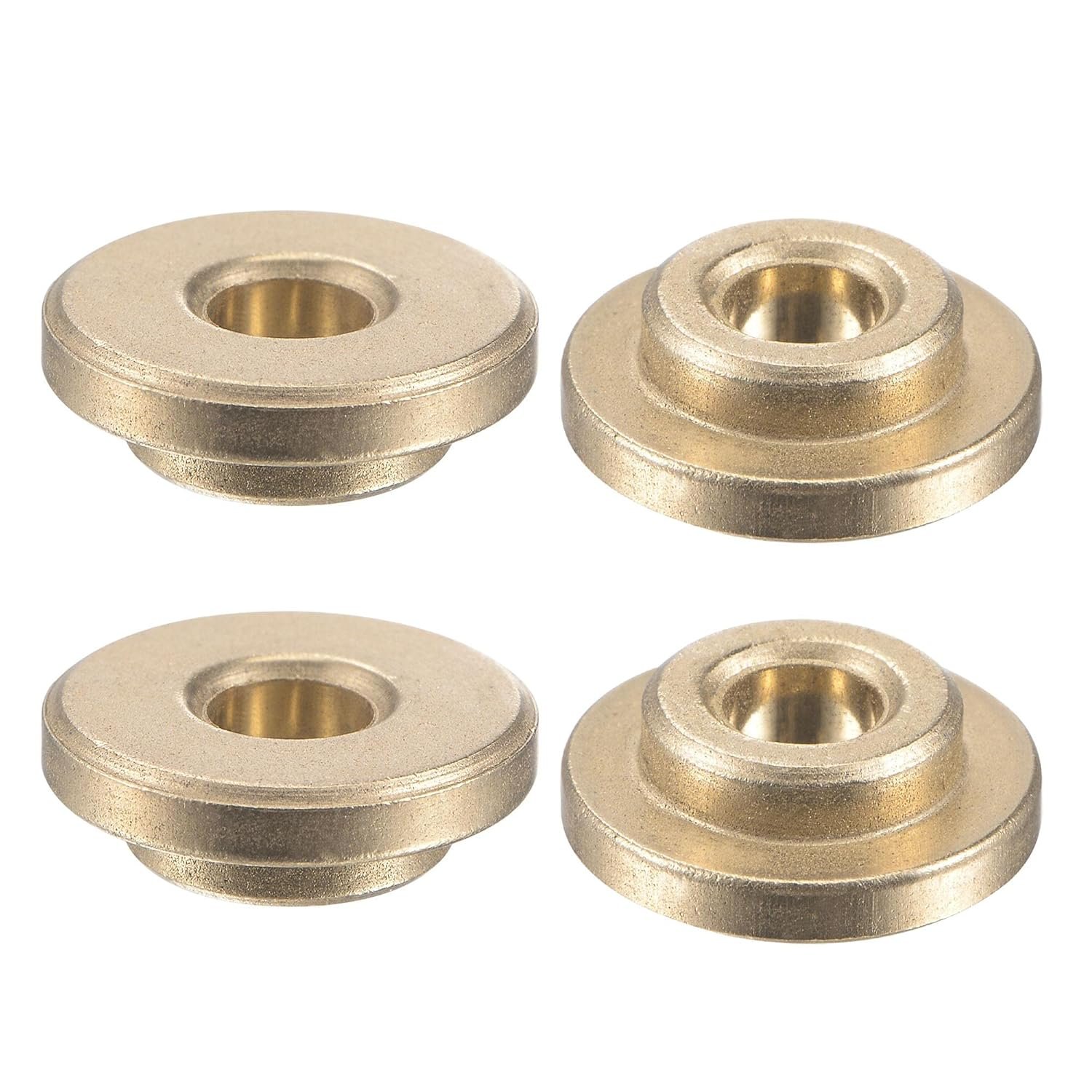 Premium Sintered Bronze Sleeve Bearings - Pack of 4