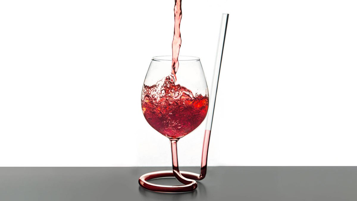 SIPSIP Wine Glass - The Wine Glass with a Straw