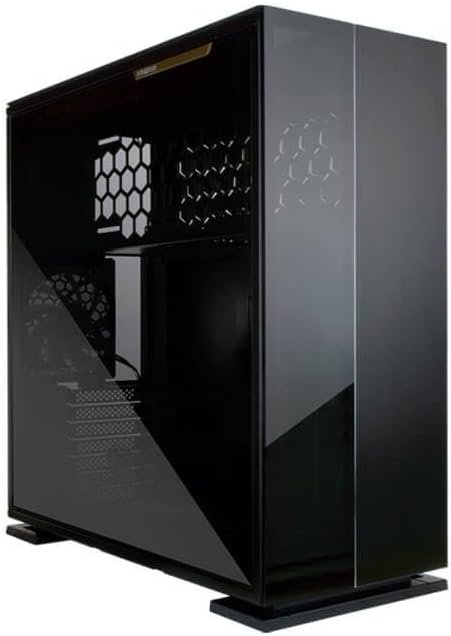 Sleek Aluminum & Glass PC Case: Premium Expandability