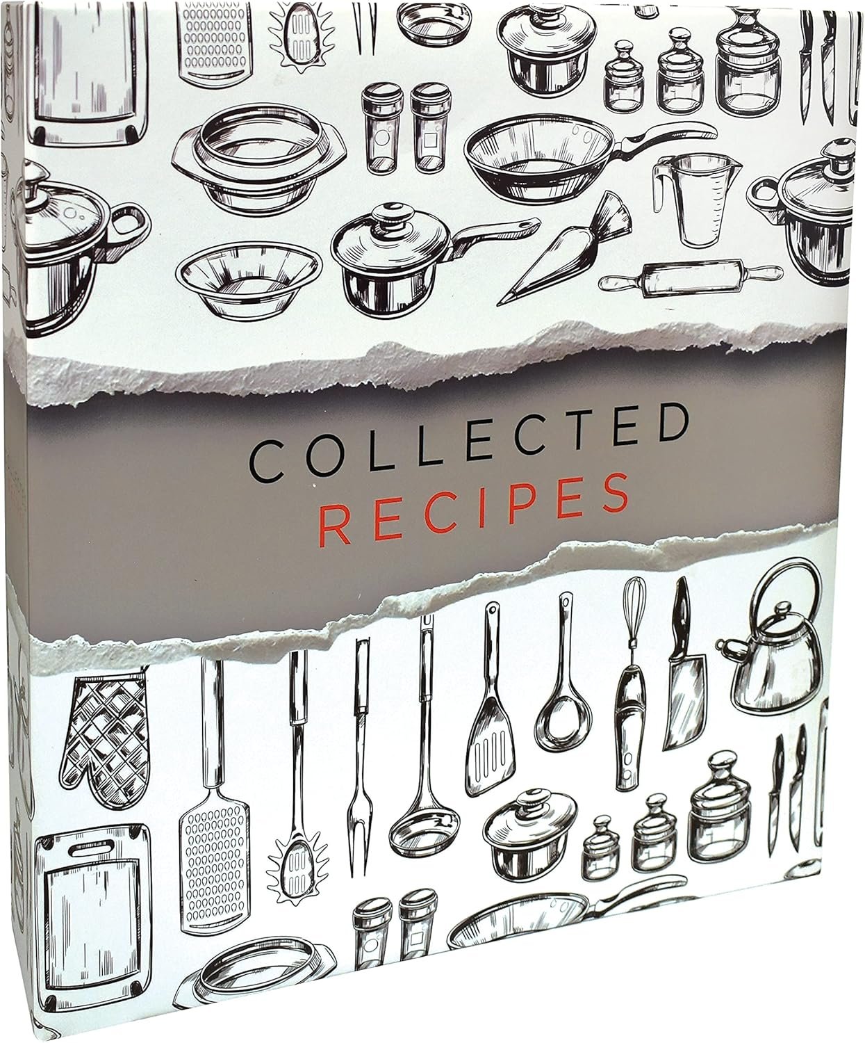 Sleek Recipe Binder: Organize & Protect Your Collection