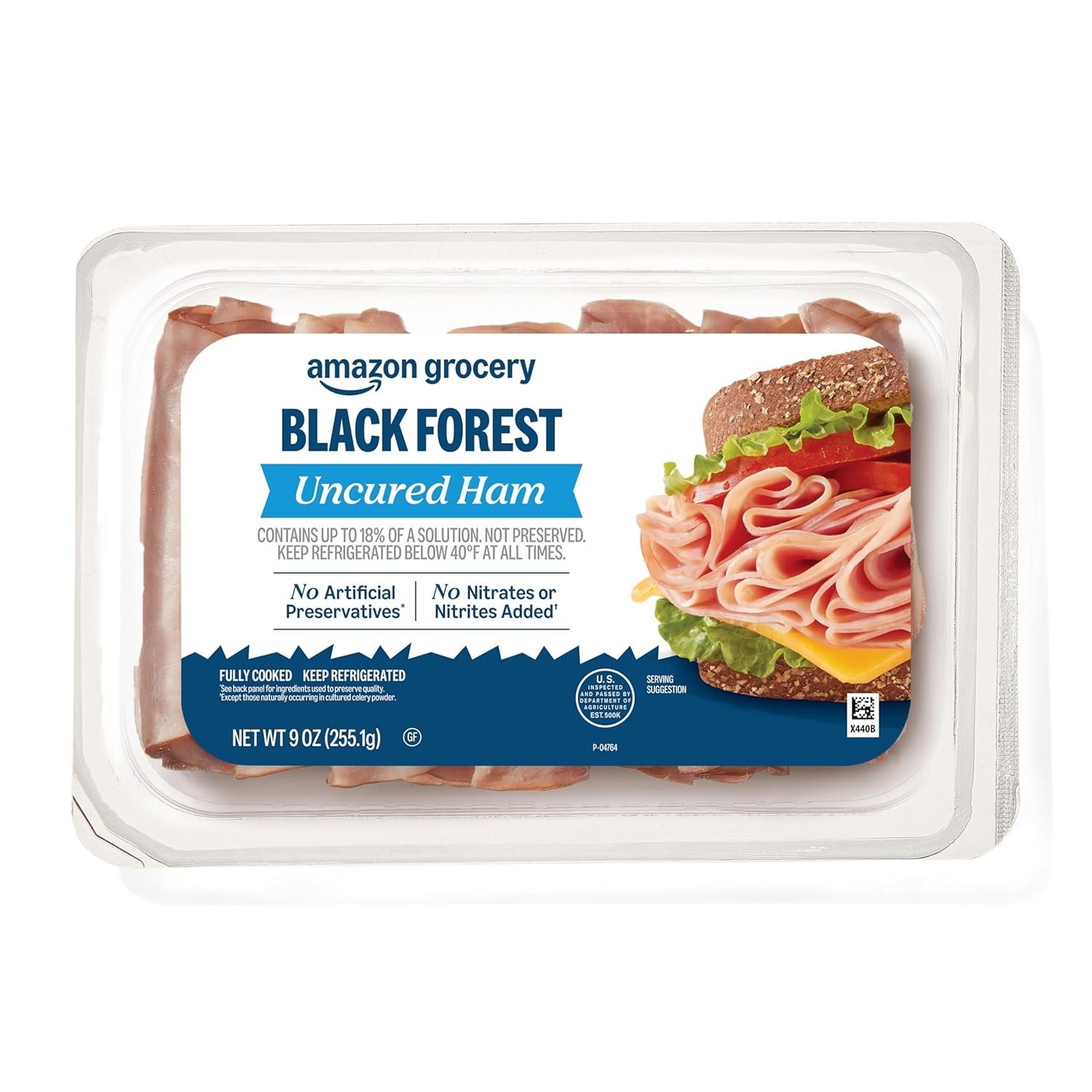 Sliced Black Forest Uncured Ham - 9 Oz