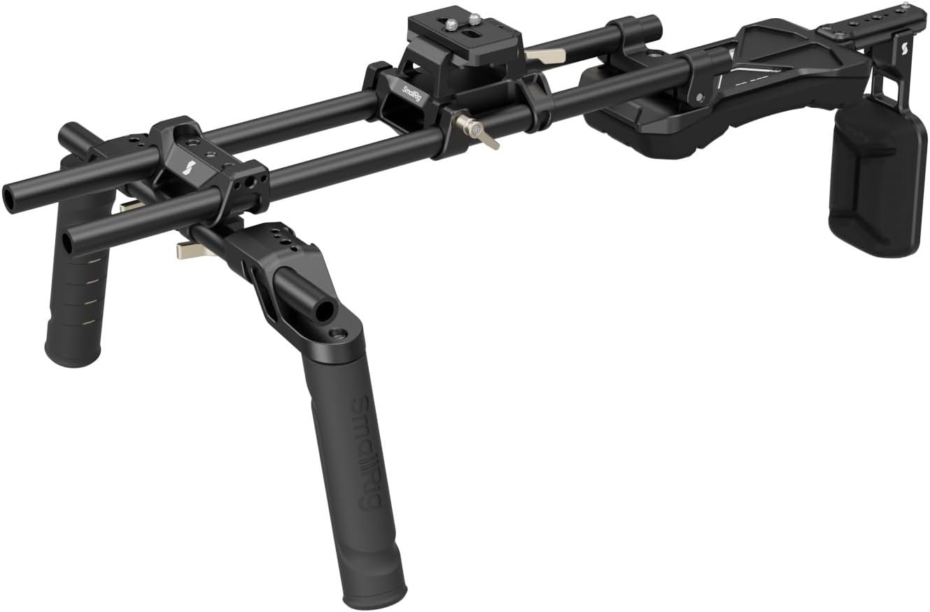 Professional Filmmaker's Shoulder Rig: Stability & Comfort Kit
