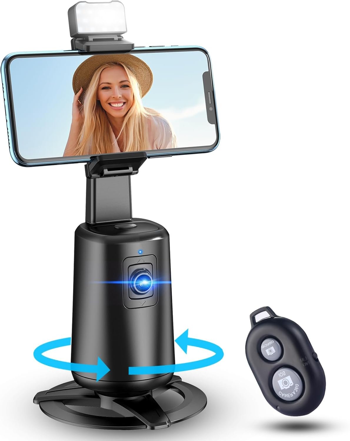 Smart Face Tracking Tripod for Hands-Free Content Creation