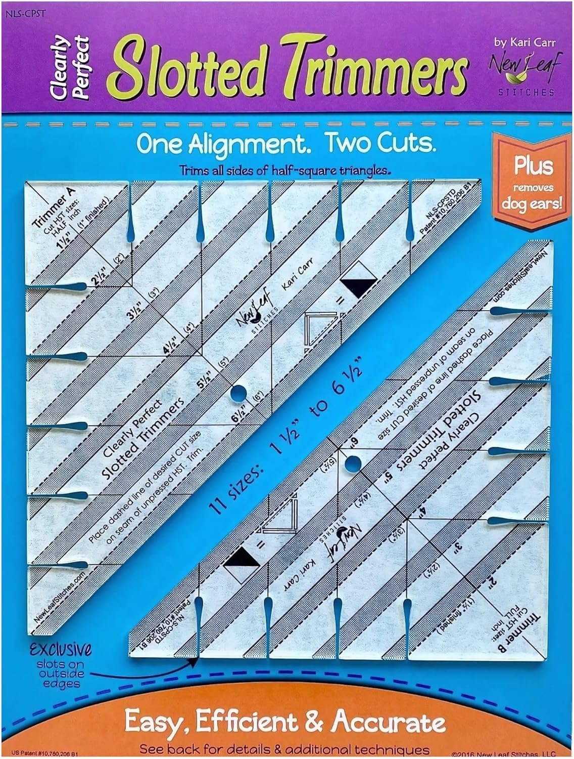 Smart Quilting Tool: Trim 11 Triangle Sizes Without Rotating