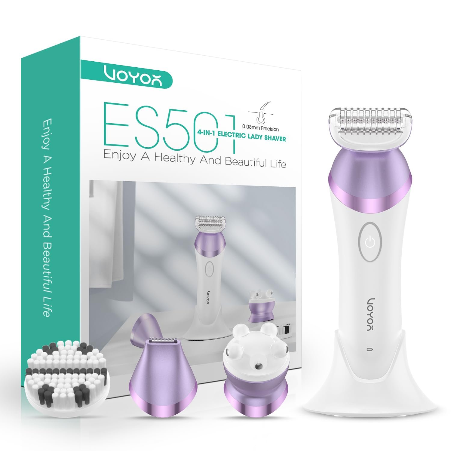 Smooth Skin Anywhere: 4-in-1 Women's Grooming Kit