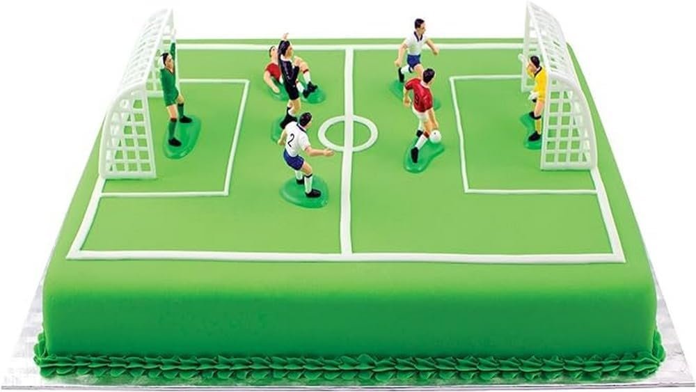 Score a Goal with Soccer Cake Toppers - Set of 9