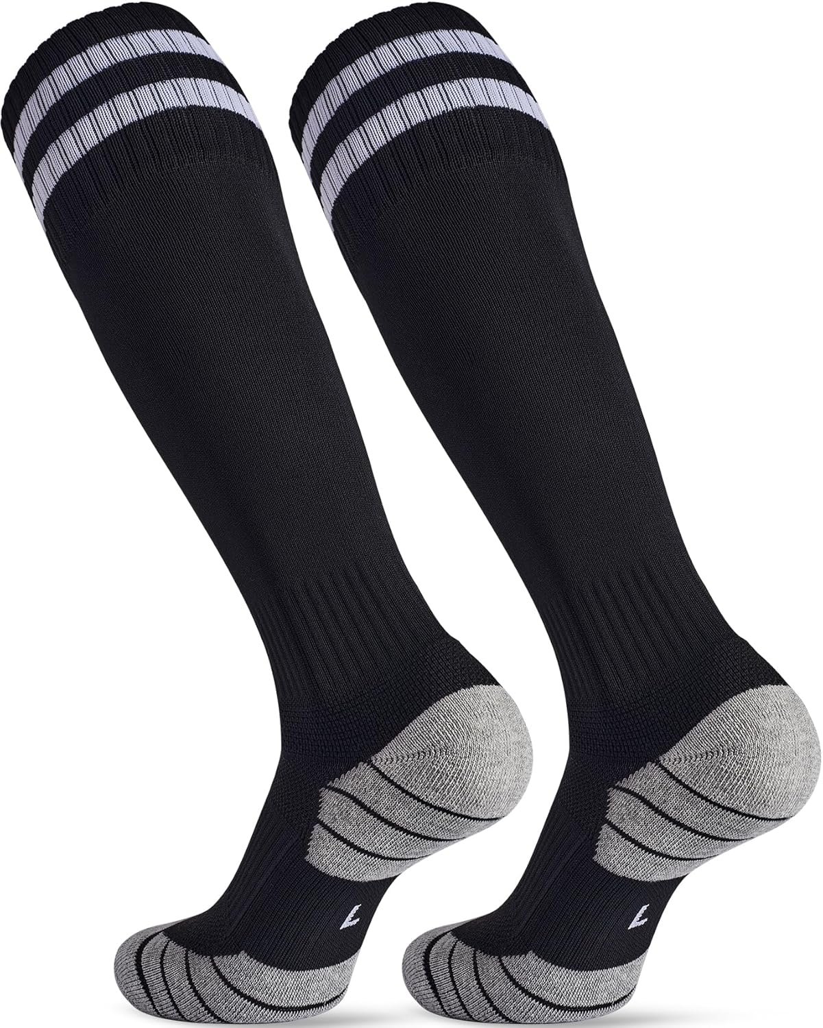 Soft Cotton Soccer Socks for Kids, Youth & Adults