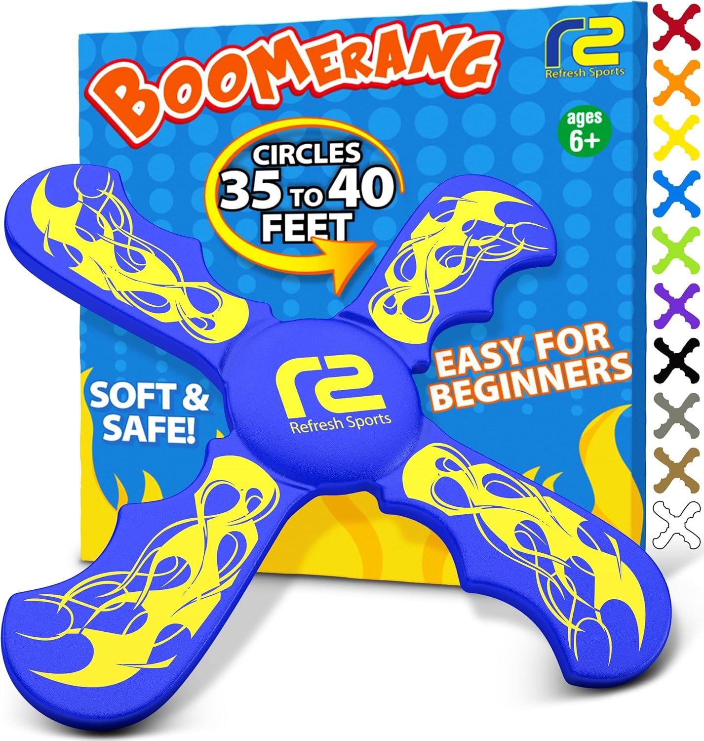 Soft Foam Boomerang That Actually Comes Back - Kid-Safe Outdoor Fun