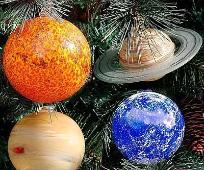 Solar System Planets Ornament Set