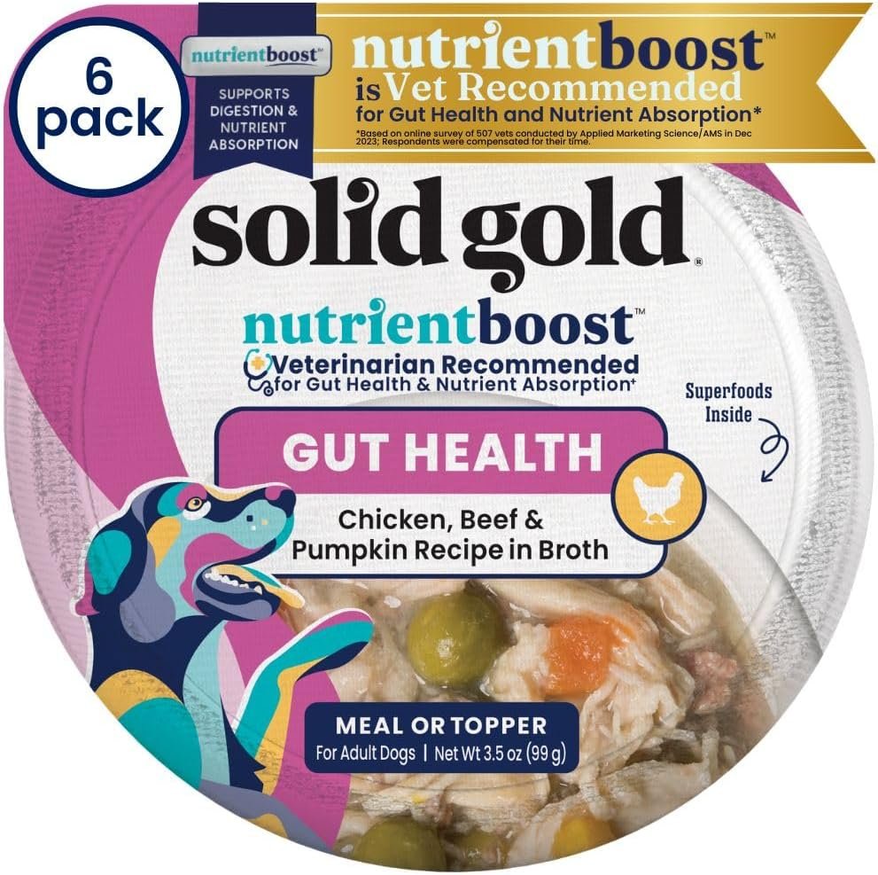 Gut-Soothing Solid Gold Dog Food Toppers