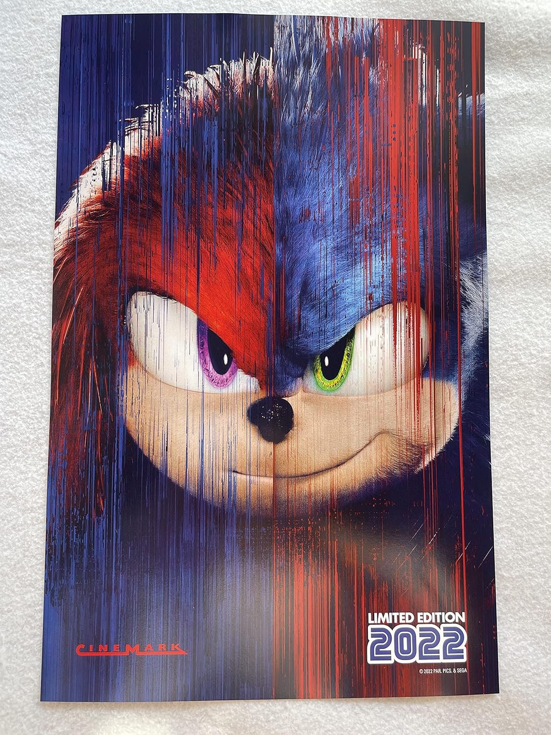 Limited Edition Sonic 2 Movie Poster - Cinemark Exclusive