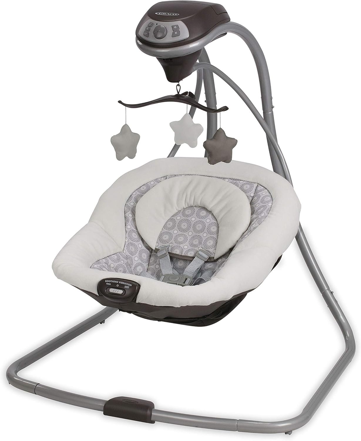 Soothe Baby's Cries with Graco's Gentle Sway Swing