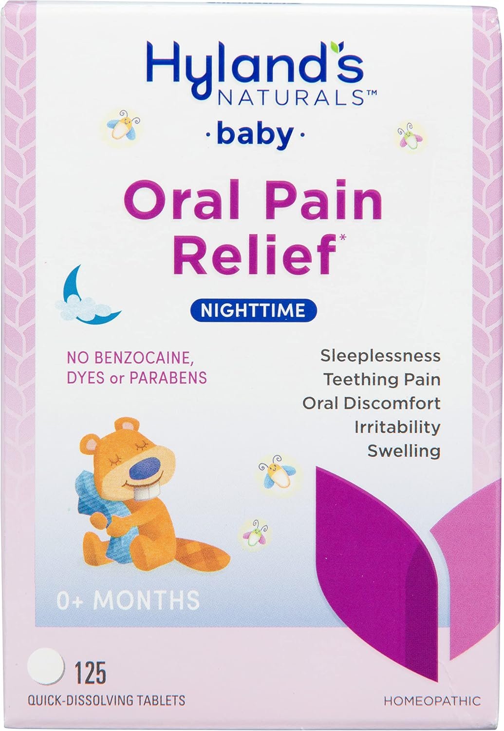 Soothing Nighttime Relief Tablets for Babies