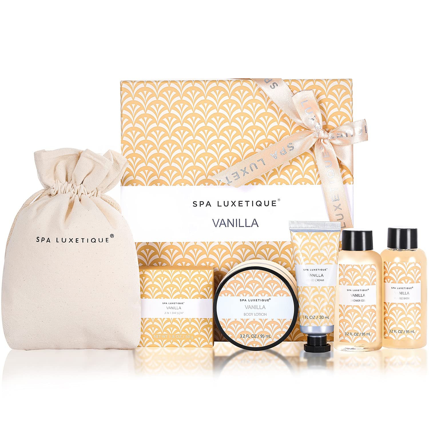 Indulge in Spa Luxetique’s Vanilla Bath Set