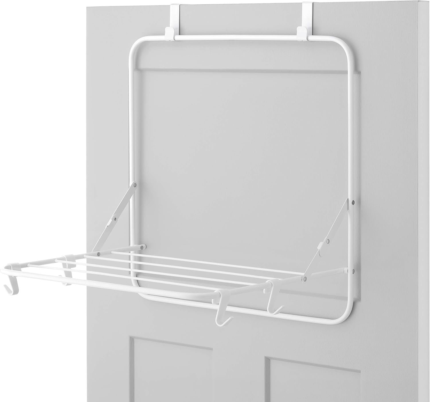 Space-Saving Over-Door Drying Rack for Small Spaces