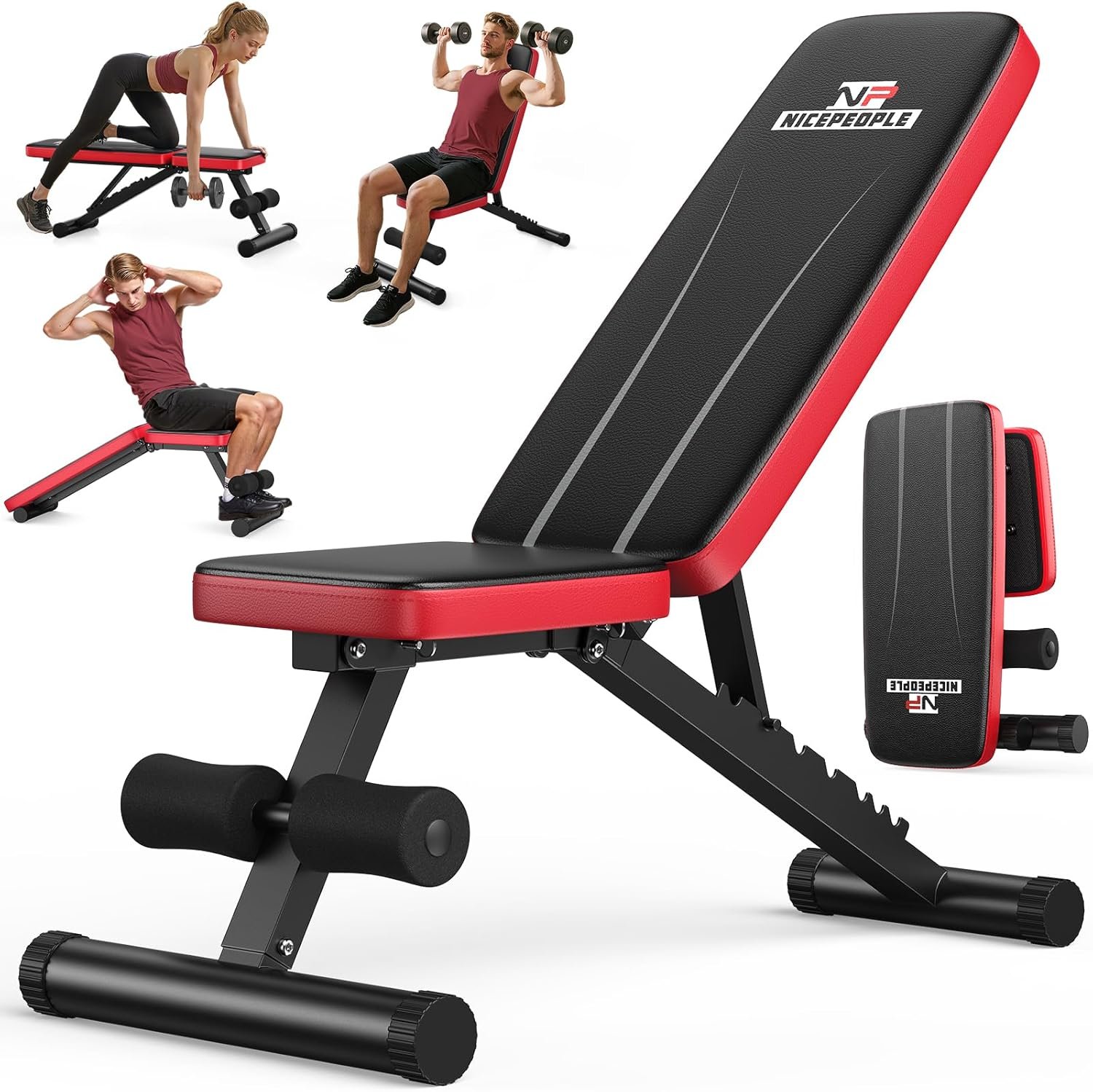 Space-Saving Weight Bench for Targeted Home Workouts