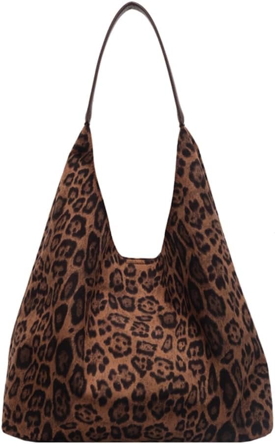 Spacious Leopard Print Tote Bag for Everyday Style