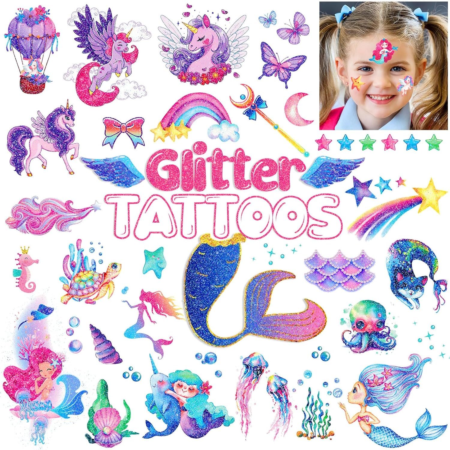 Sparkle & Shine: Temporary Tattoos for Kids