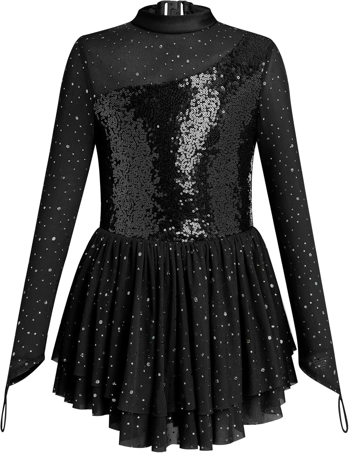 Sparkle & Spin: Girls Sequin Ice Skating Dress