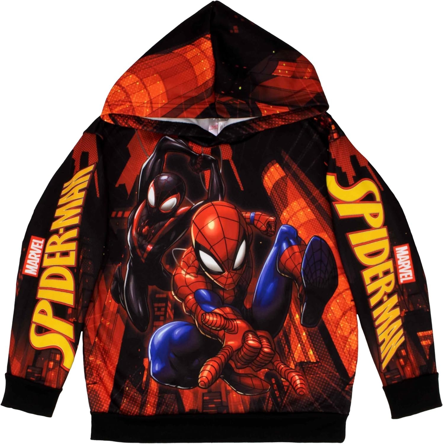 Superhero Comfort: Spider-Man & Venom Hoodie for Kids