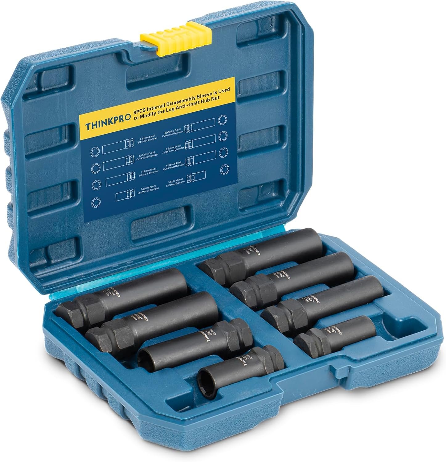 Solve Lug Nut Woes: 8-Piece Universal Lock Removal Master Set