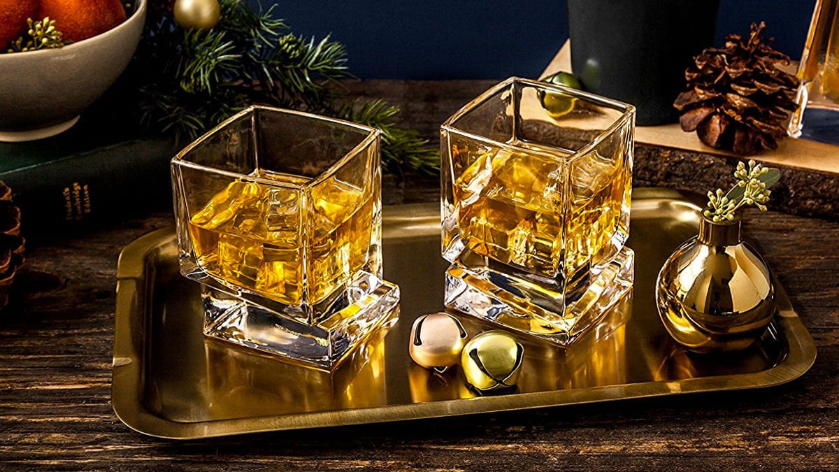 Square Scotch Glasses