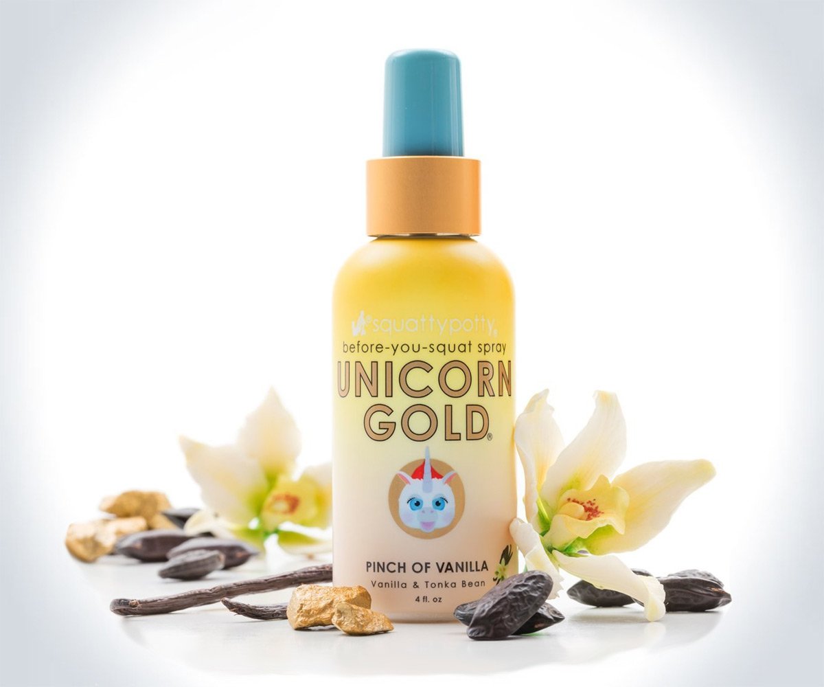 Squatty Potty Unicorn Gold Toilet Spray